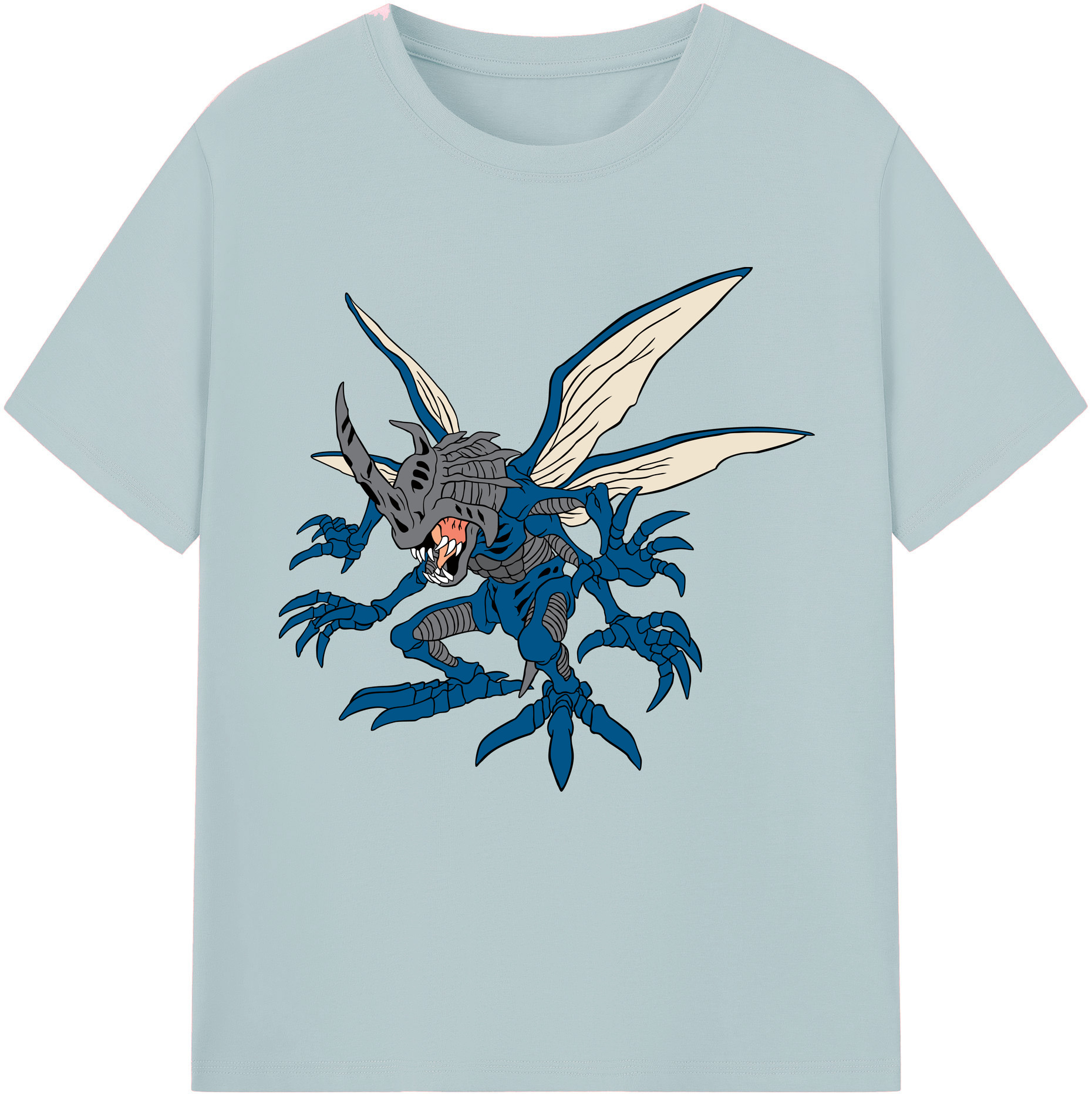 （画像用） Digimon デジタルモンスター/デジモン 綿100％半袖Tシャツ（フロントプリント）